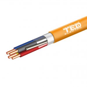 Cablu incendiu 2x2x0.8, JE - H (ST) H, rola 100m, TED