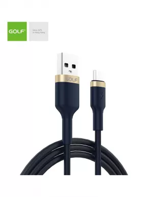 Cablu Incarcare microUSB Data Sync Metal, Culoare Albastru, Incarca cu 3A, Golf 71M