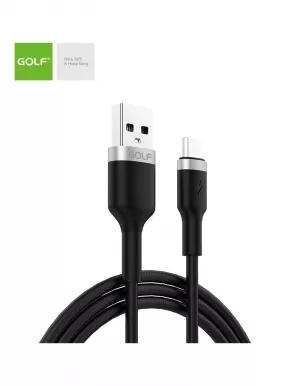 Cablu Incarcare microUSB Data Sync Metal, Culoare Negru, Incarca cu 3A, Golf 71M