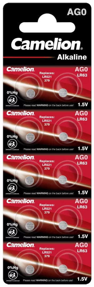Baterii Ceas SR521SW AG0 LR521 G0 1.5V 15mAh Camelion Blister 10