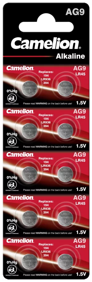 Baterii Ceas SR936SW AG9 LR936 G9 1.5V 45mAh Camelion Blister 10