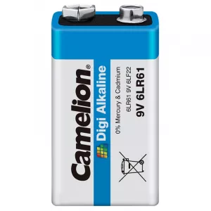 Alcaline - Baterie Alcalina 9V 6F22 6LR61 Camelion Digi Blister 1, globstar.ro