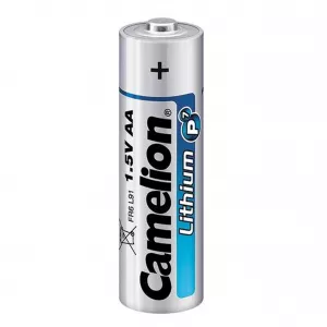 Litiu - Baterie Litiu 1.5V AA LR6, Dimensiuni 14.5 x 50.5 mm Camelion Blister 2, globstar.ro
