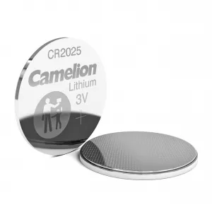 Litiu - Baterie Litiu 3V CR2025 150mAh, Dimensiuni 20 x 2.5 mm Camelion Blister 5, globstar.ro