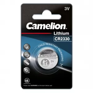 Baterie Litiu 3V CR2330 130mAh, Dimensiuni 23 x 30 mm Camelion Blister 1