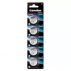 Baterie Litiu 3V CR2450 550mAh, Dimensiuni 24 x 50 mm Camelion Blister 5
