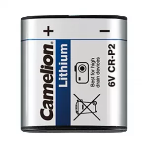 Litiu - Baterie Litiu 6V CRP2 CR-P2 1400mAh, Dimensiuni 35 x 19.5 x 36 mm Camelion Blister 1, globstar.ro