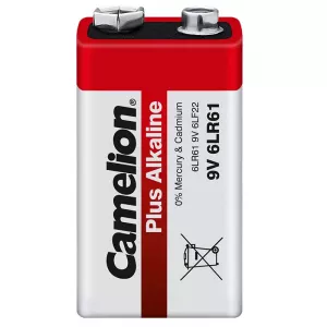 Alcaline - Baterie Alcalina 9V 6F22 6LR61 Camelion PLUS Blister 1, globstar.ro