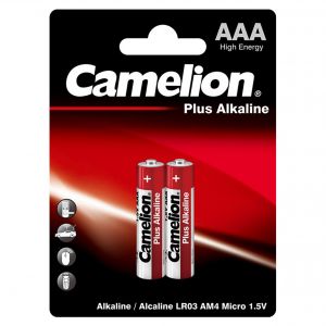 Baterii Alcaline AAA LR3 1.5V Camelion PLUS Blister 2