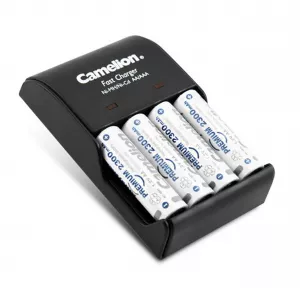 Incarcatoare - Incarcator Baterii Reincarcabile, Include 4x AA LR6 2300mAh, Incarcare in 8h, Camelion BC-1002A, globstar.ro