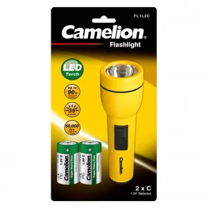 Clasice cu baterii - Lanterna cu LED, include 2 x C R14, Camelion, globstar.ro