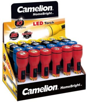 Lanterna cu LED, 4 culori, utilizeaza 2 x AA R6, Camelion