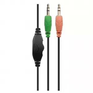 Casca cu microfon pe brat , conectare jack 2x 3,5mm Komc K4 TED301448