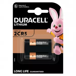 Baterie Litiu 6V 2CR5 1400mAh, Dimensiuni 34 x 17 x 45 mm DuraCell Blister 1