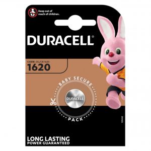 Baterie Litiu 3V CR1620 75mAh, Dimensiuni 16 x 20 mm DuraCell Blister 1