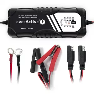 Incarcator Intelegent Pentru Acumulatori 12V sau 24V Putere Incarcare 2A 5A sau 10A, EverActive CBC-10
