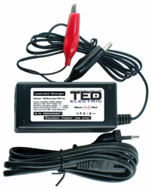 Incarcator Acumulator 12V Putere Incarcare 1A, Incarca Baterie Pana la 20 Ah, TED TED003546
