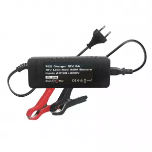Incarcator Acumulator 12V Putere Incarcare 5A, Incarca Baterie Pana la 100 Ah, TED TED003560