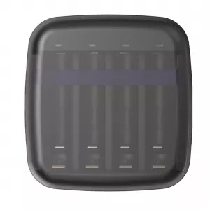Incarcator Acumulatori Litiu-Ion Ni-Mh Ni-Cd cu 4 Canale de Incarcare Individuala si Functie de PowerBank, Cablu USB TIP-C Inclus, Xtar BC4