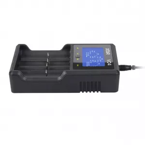 Incarcatoare - Incarcator Baterii Reincarcabile, Incarca Ni-Mh Li-Ion si Ni-Cd cu 4 Canale de Incarcare Individuala, Display LCD si Procesor, Xtar VC4, globstar.ro