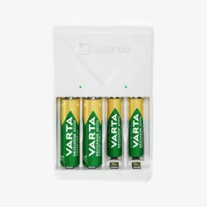 Incarcator Baterii Reincarcabile, Include 4x AA LR6 2100mAh, PLUG CHARGER cu Incarcare in 4.5h, Varta 57657 101 451