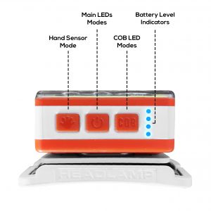 Lanterna de cap cu acumulator si senzor COB  magnet LITIU-ION, TL-7210 TED