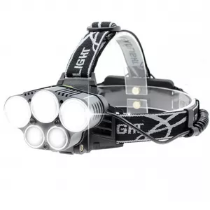 Frontale cu acumulatori - Lanterna de cap 5 LED 36W, include 2 x 18650, TL-7028-7 TED, globstar.ro
