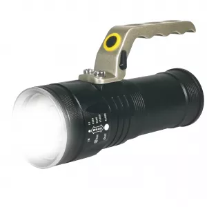 Clasice cu acumulatori - Lanterna cu acumulator si ZOOM, include 3 x 18650, HL-L2-04 TED, globstar.ro