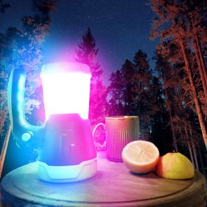 Felinar lanterna camping cu LED si acumulator LITIU-ION, 500lm TED