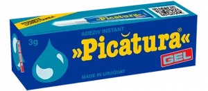 Lipici PICATURA GEL adeziv instantaneu 3ml.