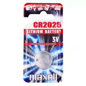 Baterie Litiu 3V CR2025 170mAh, Dimensiuni 20 x 2.5 mm Maxell Blister 5