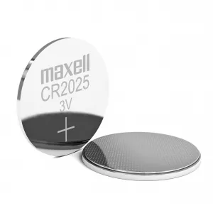 Litiu - Baterie Litiu 3V CR2025 170mAh, Dimensiuni 20 x 2.5 mm Maxell Blister 5, globstar.ro