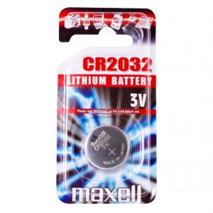 Baterie Litiu 3V CR2032 220mAh, Dimensiuni 20 x 3.2 mm Maxell Blister 5