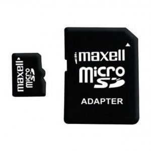 Card MicroSD 4GB cu adaptor, Maxell