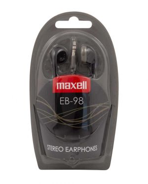 Casti Audio - Maxell casca digital stereo Ear Buds EB-98 Black 303499, globstar.ro