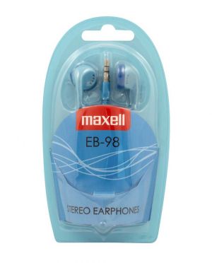 Casti Audio - Maxell casca digital stereo Ear Buds EB-98 Blue 303453, globstar.ro