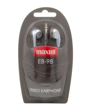 Casti Audio - Maxell casca digital stereo Ear Buds EB-98 Silver 303456, globstar.ro