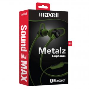 Maxell casca digital stereo wireless EB-BT750 Metalz SOLDIER Bluetooth  Microfon green 348430