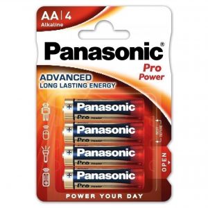 Baterii Alcaline AA LR6 1.5V Panasonic Pro Power Blister 4