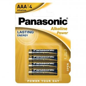 Baterii Alcaline AAA LR3 1.5V Panasonic Alkaline Power Blister 4