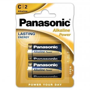 Baterii Alcaline C R14 1.5V Panasonic Alkaline Power Blister 2