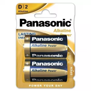 Baterii Alcaline D R20 1.5V Panasonic Alkaline Power Blister 2