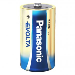 Alcaline - Baterii Alcaline D R20 1.5V Panasonic Evolta Blister 2, globstar.ro