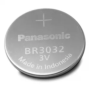 Baterie Litiu 3V BR3032 200mAh, Dimensiuni 30 x 3.2 mm Panasonic Bulk