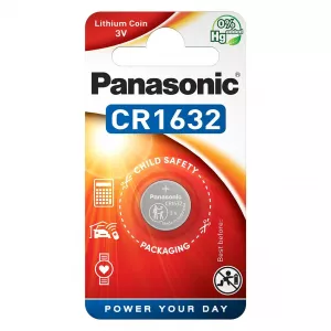 Baterie Litiu 3V CR1632 120mAh, Dimensiuni 16 x 3.2 mm Panasonic Blister 1