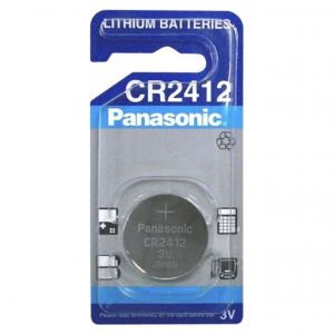 Baterie Litiu 3V CR2412 100mAh, Dimensiuni 24 x 1.2 mm Panasonic Blister 1