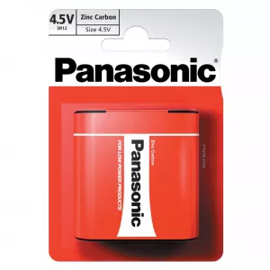 Baterie 3R12 LR12 4.5V Panasonic Zinc Blister 1