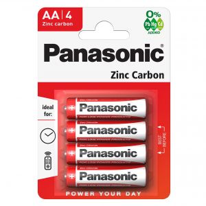 Baterii AA LR6 1.5V Panasonic Zinc Blister 4