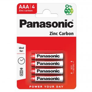 Baterii AAA LR3 1.5V Panasonic Zinc Blister 4