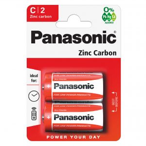 Baterii C R14 1.5V Panasonic Zinc Blister 2